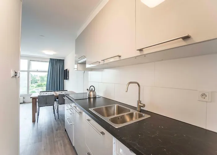 Daire Blue Shell With Private Parking Garage Zandvoort